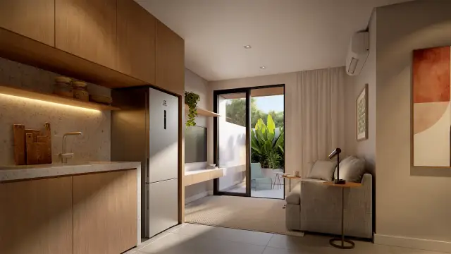 Viva Serenità – Apartamento garden – living