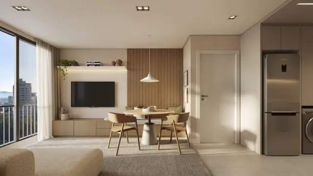 Vivanti – Apartamento – estar e cozinha