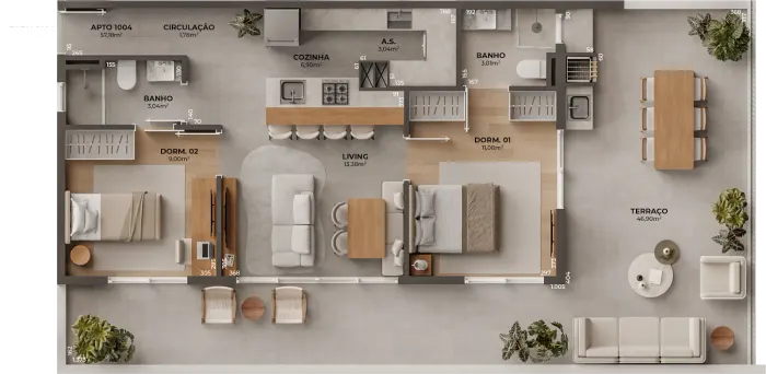 Vivanti – Cobertura – apartamento 04
